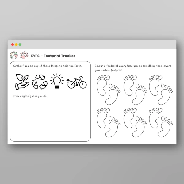 An image of the My Carbon Footprint Assembly Pack Resource