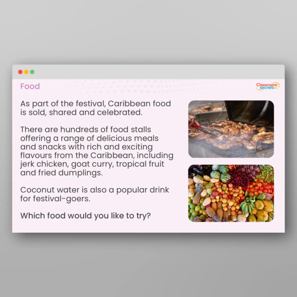 An image of the LKS2 Notting Hill Carnival Teaching PPT Resource