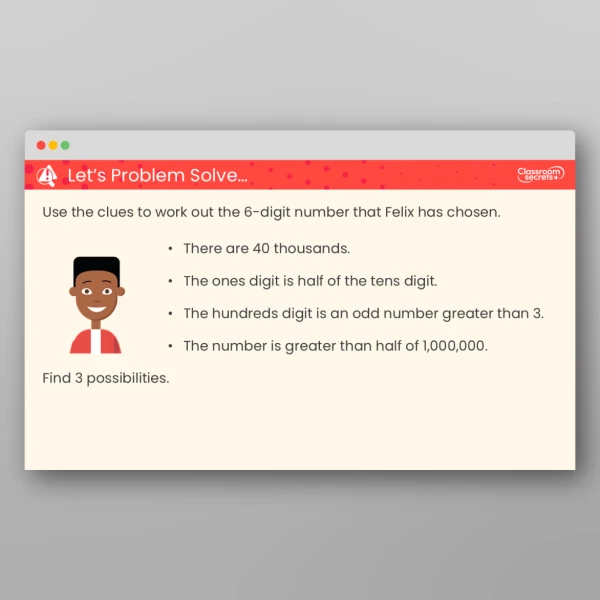 An image of the Free Numbers to 1,000,000 Teaching PPT Resource