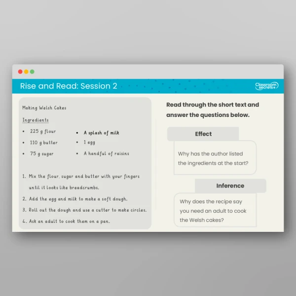 An image of the Rise and Read St David's Day Resource