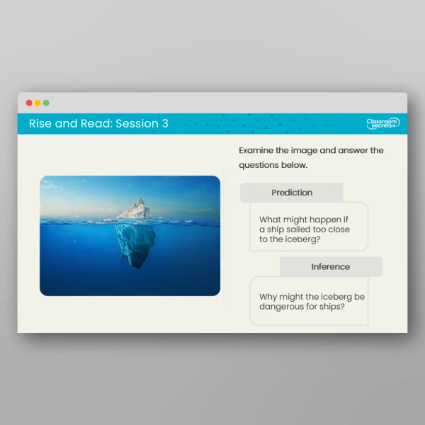 An image of the Rise and Read The Titanic Resource