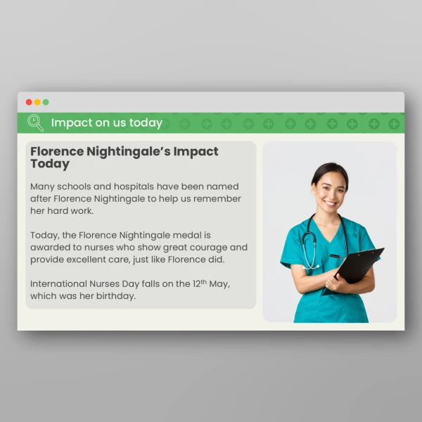 An image of the Lesson 3: Who Was Florence Nightingale? PPT Resource