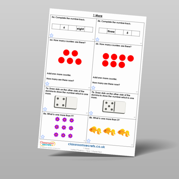 Year 1 1 More Varied Fluency Resource | Classroom Secrets