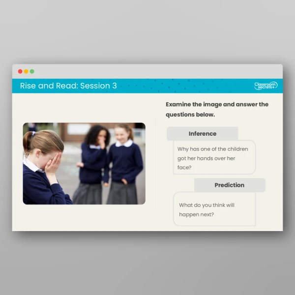 An image of the Rise and Read Anti-Bullying Week Resource
