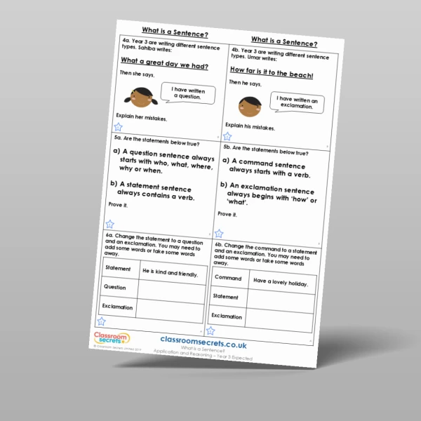 An image of the What is a Sentence? Application and Reasoning Resource