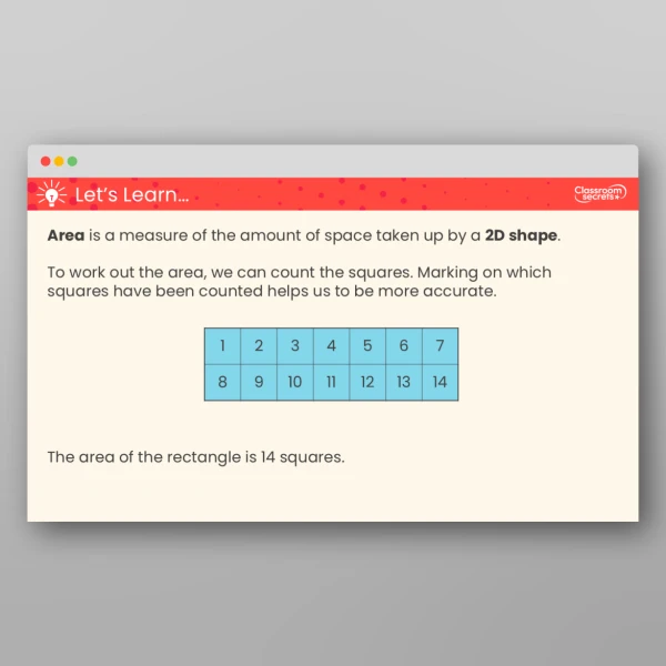 An image of the Count Squares Teaching PPT Resource