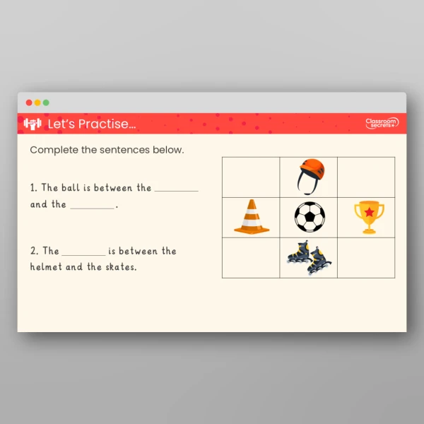 An image of the Free Language of Position Teaching PPT Resource
