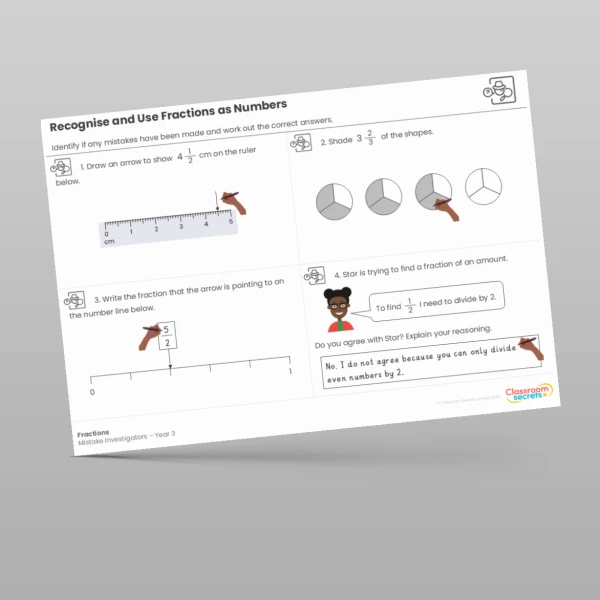 An image of the Fractions Mistake Investigators Resource