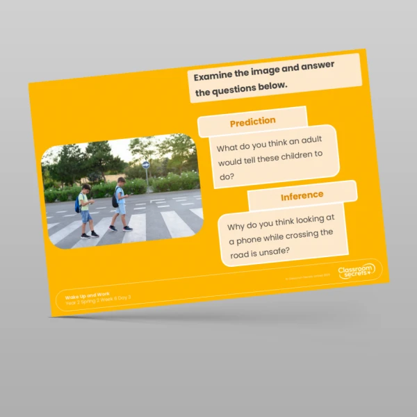 An image of the Spring 2 Week 6 Wake Up and Work Resource