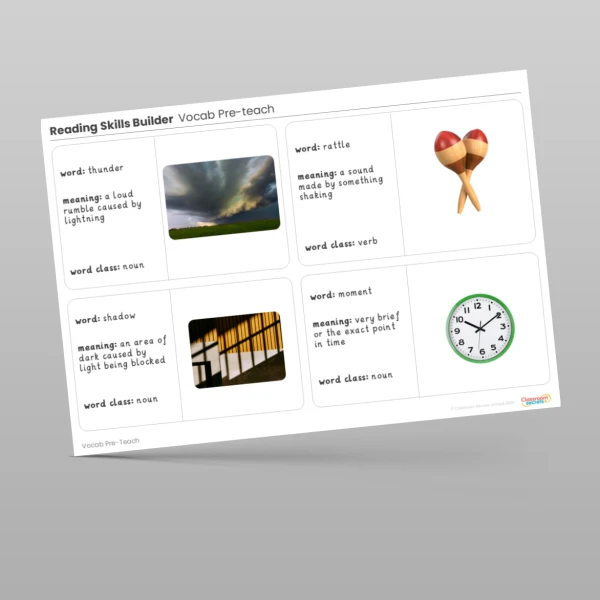 An image of the Reading Skills Builder Resource