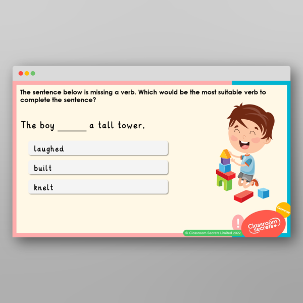 Year 2 Consolidating Nouns And Verbs Teaching Ppt Resource | Classroom ...