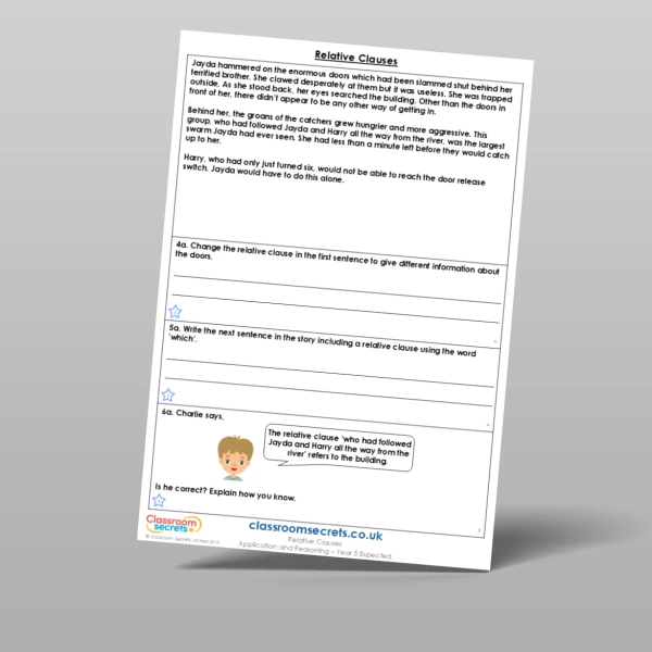 An image of the Relative Clauses Application and Reasoning Resource