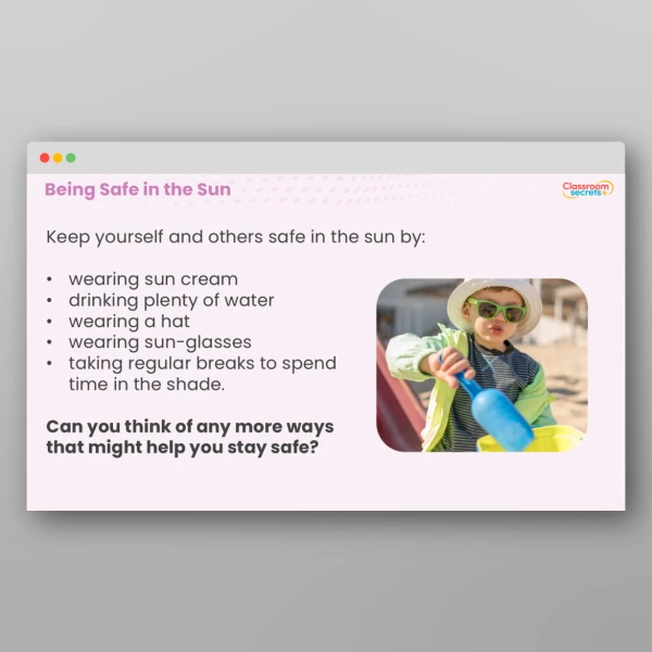 An image of the Sun Awareness Week Whole School Assembly PPT Resource