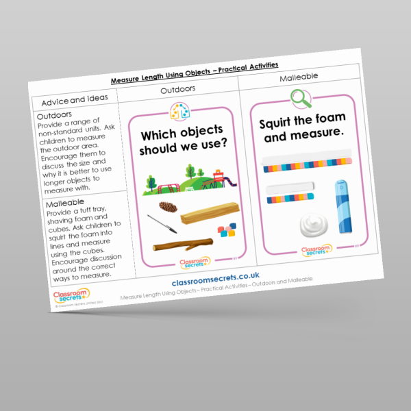 Year 1 Measure Length Using Objects Practical Activities Resource ...
