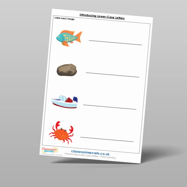 An image of the Introducing Lower-Case Letters Prior Learning Resource