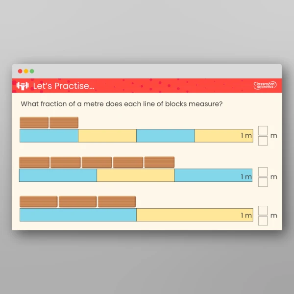 An image of the Fractions and Scales Teaching PPT Resource
