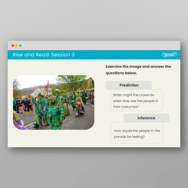 An image of the Rise and Read Jack o' the Green Resource