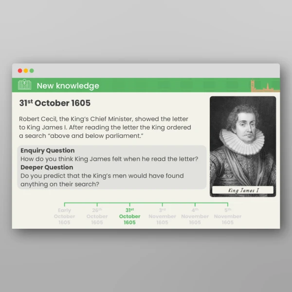 An image of the The Gunpowder Plot What Were the Key Events of the Gunpowder Plot? PPT Resource