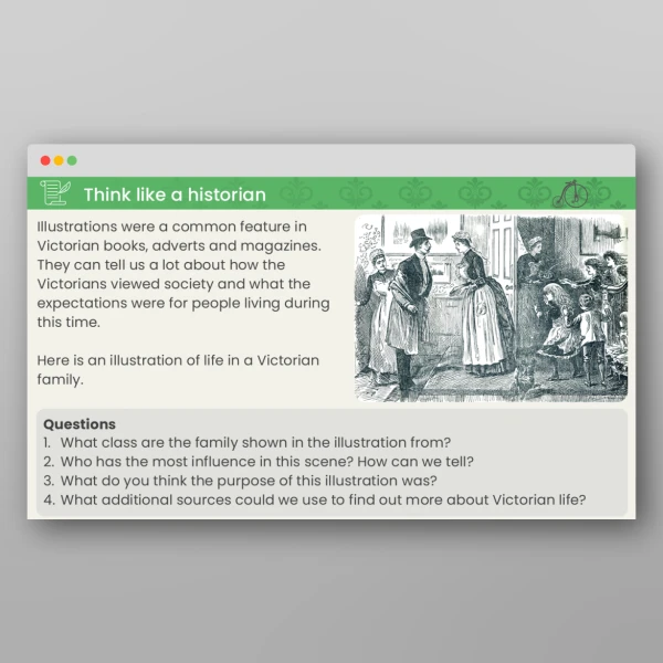 An image of the Lesson 5: What was Life Like for Victorians? PPT Resource