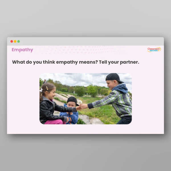 An image of the LKS2 Values - Empathy Resource