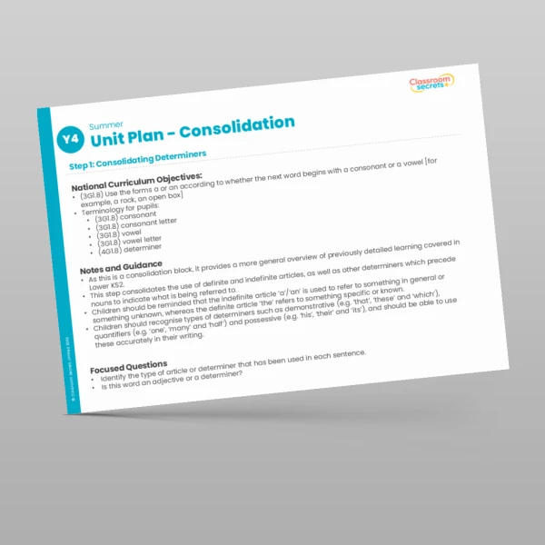 An image of the Consolidation Unit Plan Resource