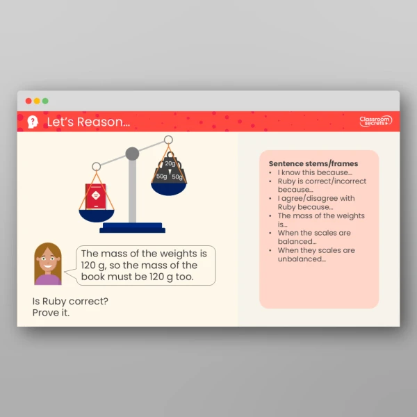 An image of the Measure Mass in Grams Teaching PPT Resource