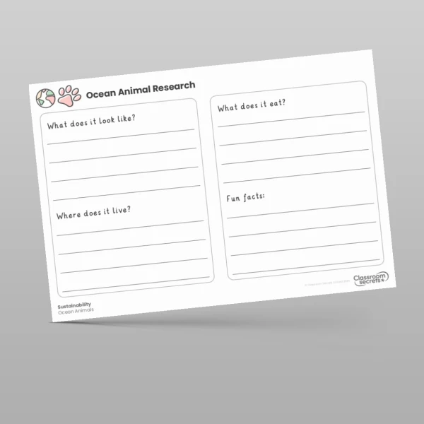 An image of the Ocean Animal Research Activity Resource