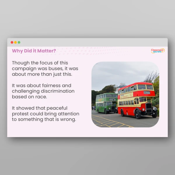 The Bristol Bus Boycott Whole School Assembly