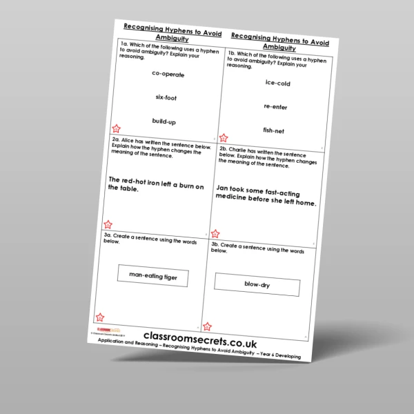 An image of the Free Recognising Hyphens to Avoid Ambiguity Application and Reasoning Resource
