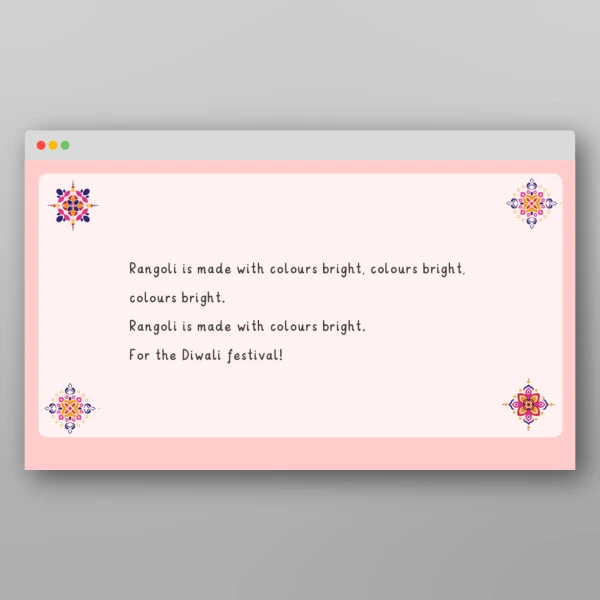An image of the Diwali Rhymes Resource