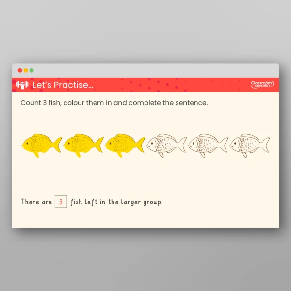 An image of the Count Objects from a Larger Group Teaching PPT Resource
