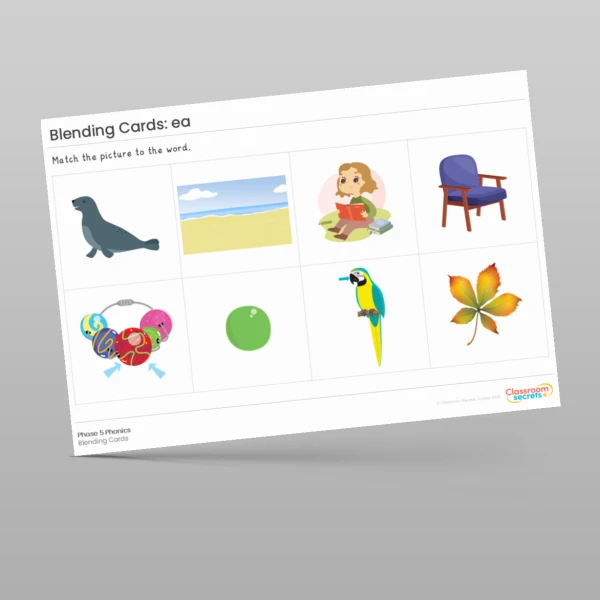 An image of the Blending Cards: ea Resource