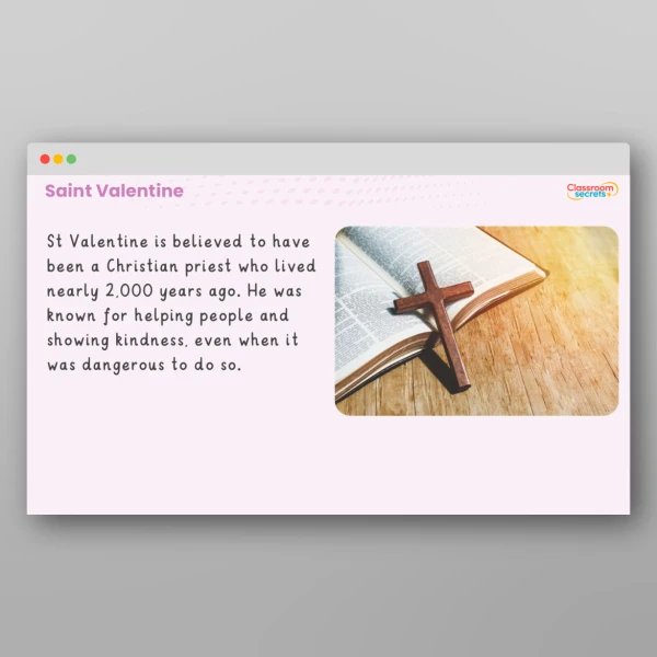 An image of the Valentine's Day KS1 Assembly Resource