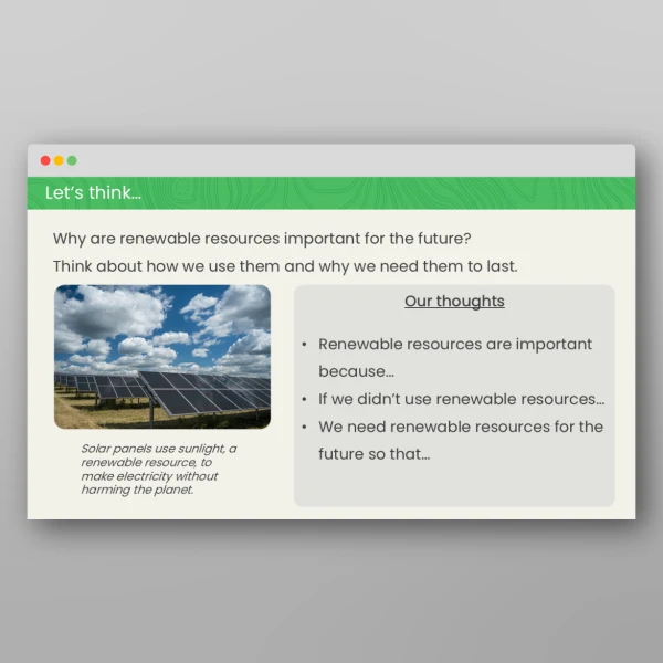 An image of the What are Natural Resources? Geography PPT Resource