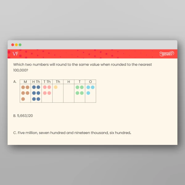 An image of the Round to the Nearest 10,000, 100,000 and 1,000,000 Tutor PPT Resource