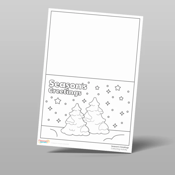 An image of the Season's Greetings Cards Resource