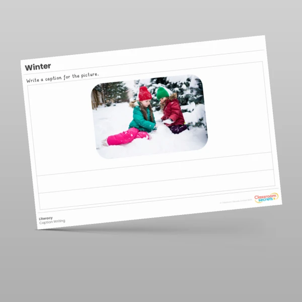 An image of the Winter Literacy Activities Resource