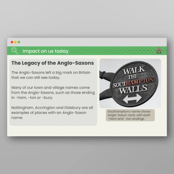 An image of the Lesson 2: How Did the Anglo-Saxons Arrive in Britain? PPT Resource