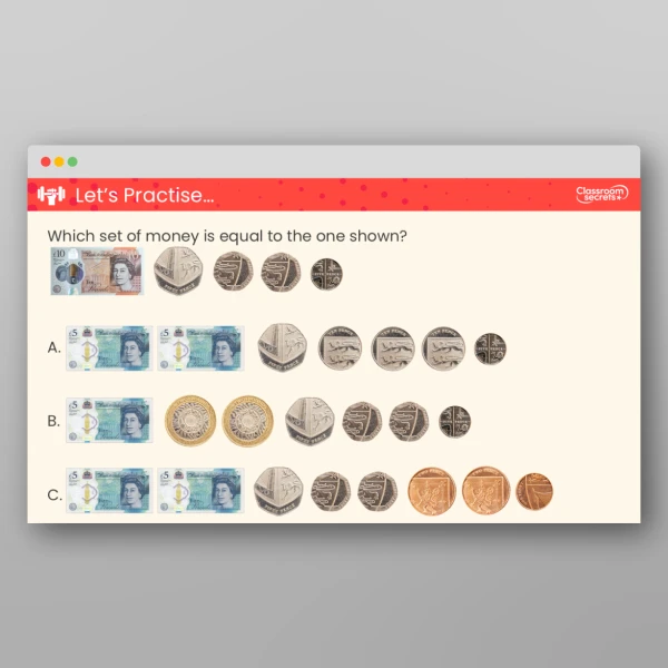 An image of the Pounds and Pence Teaching PPT Resource