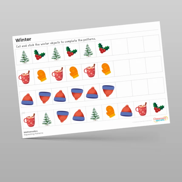 An image of the Winter Maths Activities Resource