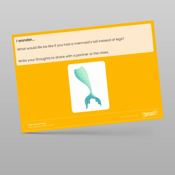 An image of the Spring 1 Week 3 Wake Up and Work Resource