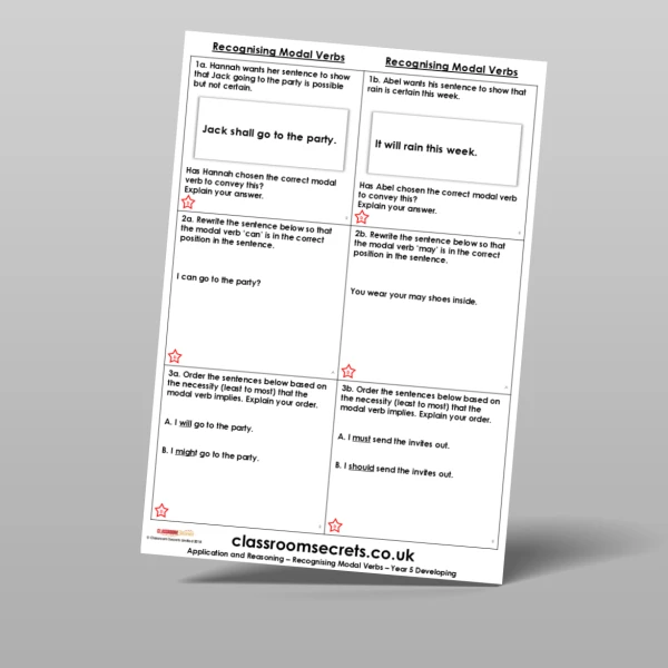 An image of the Free Recognising Modal Verbs Application and Reasoning Resource