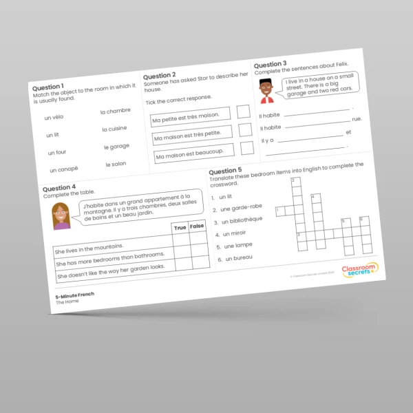 An image of the 5-Minute French The Home Resource