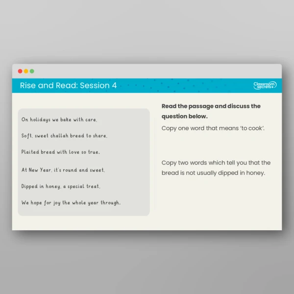 An image of the Rise and Read Rosh Hashanah Resource