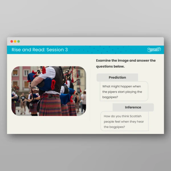 An image of the Rise and Read Burns Night Resource