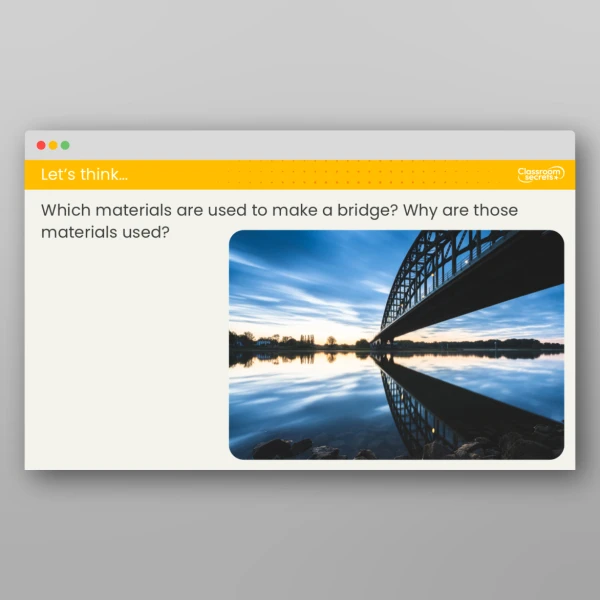 An image of the Lesson 4: Why Do We Use Different Materials for Different Objects? Investigation Resource