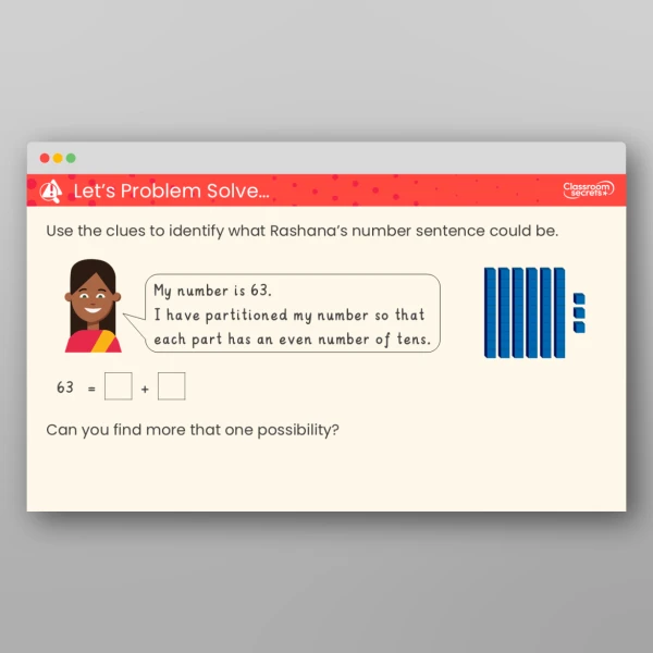 An image of the Write Numbers to 100 in Expanded Form Teaching PPT Resource