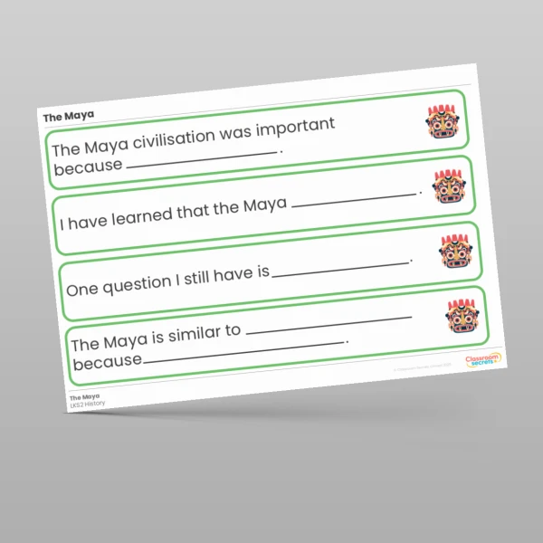 An image of the The Maya Stem Sentences Resource