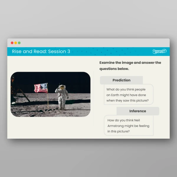 An image of the Rise and Read Neil Armstrong Resource