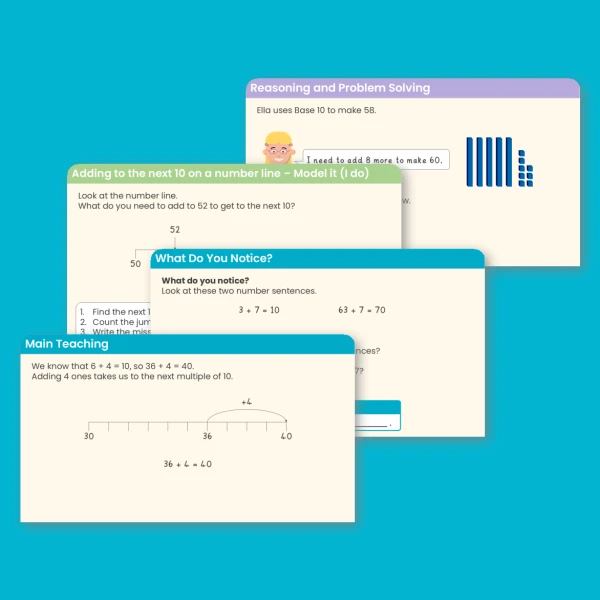 Year 2 Add to the Next 10 Addition and Subtraction Teaching PowerPoint